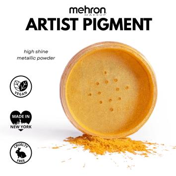 Mehron Artist Pigment - Metallic FX - Yellow Gold