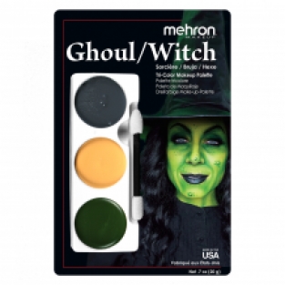 Tri-Color Makeup Palette - Ghoul/Witch