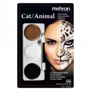 Tri-Color Makeup Palette - Cat/Animal