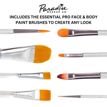 Brush holder with 8 Paradise Brushes